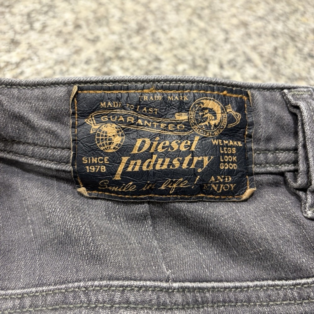 Diesel Safado Jeans Mens 29x32 Regular Slim Straight Gray Wash Denim⁠